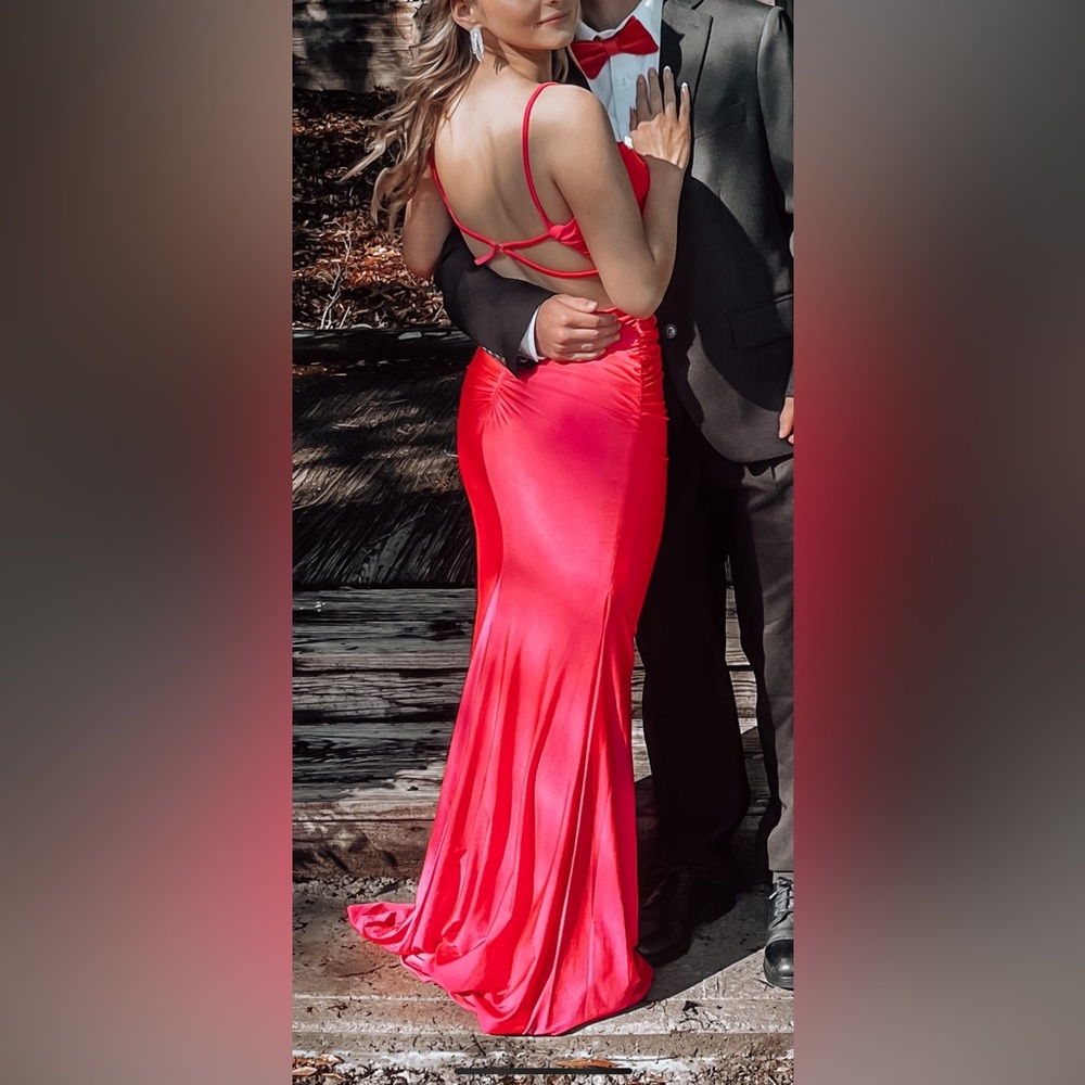pink prom dress